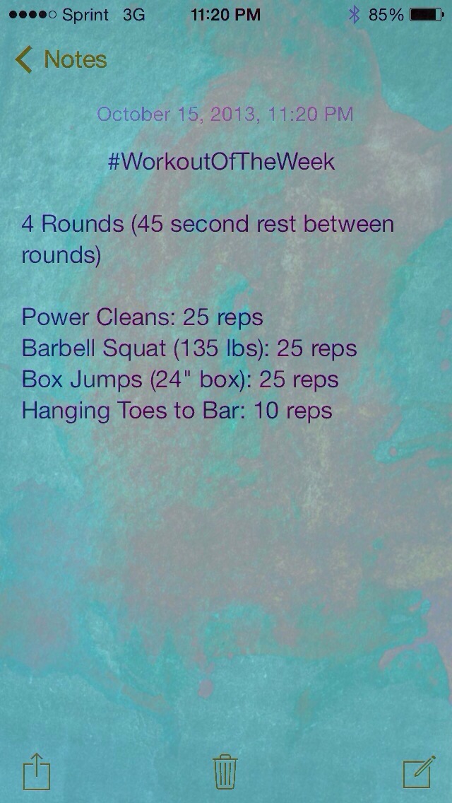 Can I HIIT it in the Morning? 10.16.13