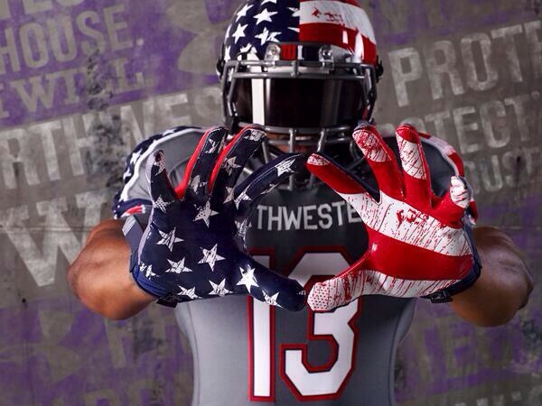 Northwestern’s AWESOME Stars/Stripes&nbsp;Uniforms