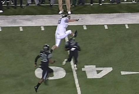 Kent State DL Nate Terhune Hurdles His Way for a&nbsp;Touchdown