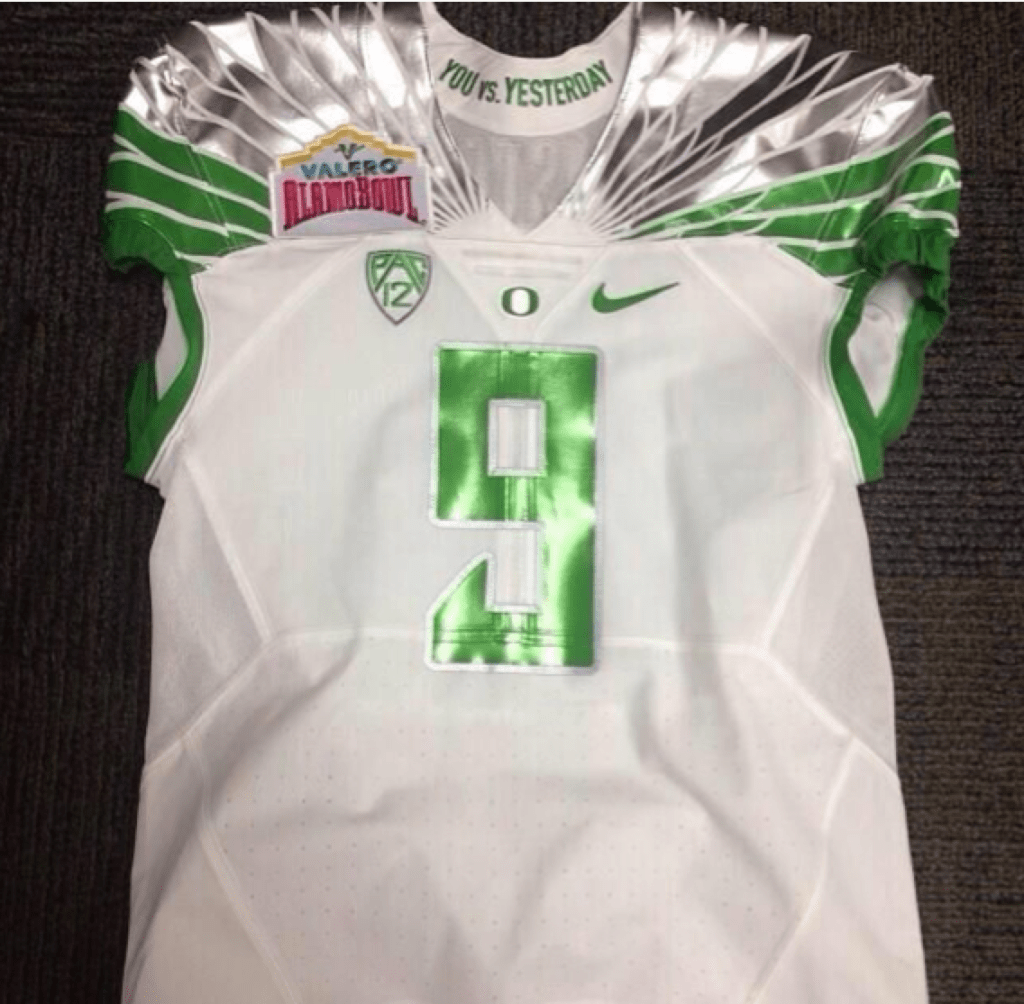 Check Out Oregon’s Jerseys for the Alamo&nbsp;Bowl