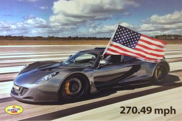 Hennessey Venom GT Is World’s Fastest Car at 270.49&nbsp;MPH