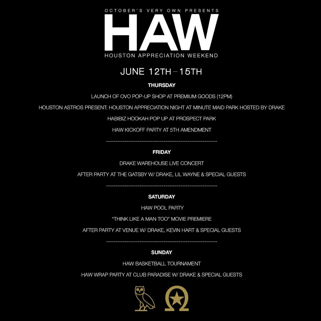 October’s Very Own – Houston Appreciation Weekend (HAW) Chopstars&nbsp;Mixtape