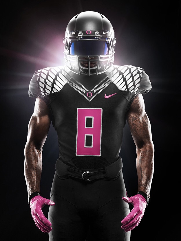 Oregon Shows Off October Breast Cancer Awareness&nbsp;Uniforms