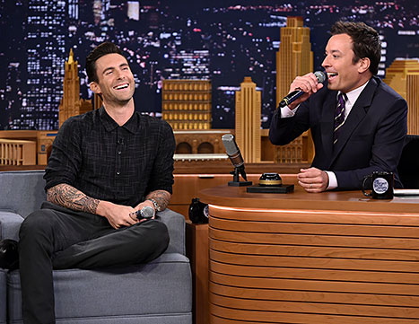 Video: Adam Levine Does Brilliant Musical Impressions on Jimmy&nbsp;Fallon
