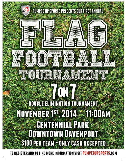 7-on-7 Flag Football Double Elimination&nbsp;Tourney