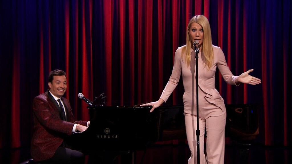 Gwyneth Paltrow Performs Broadway Covers of Drake, Nicki Minaj and Big Sean Songs on The Tonight Show with Jimmy Fallon&nbsp;(Video)