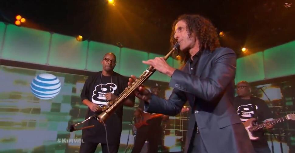Kenny G and Warren G “Regulate” on Jimmy Kimmel Live