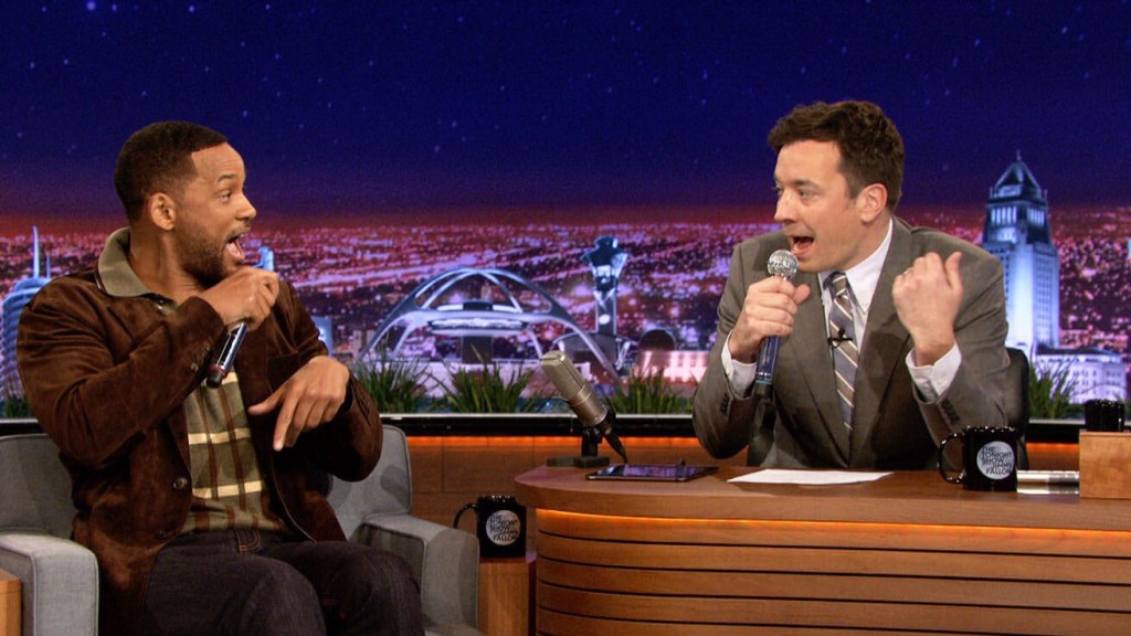 Will Smith and Jimmy Fallon Beatbox on iPad App, Recreate “It Takes&nbsp;Two”