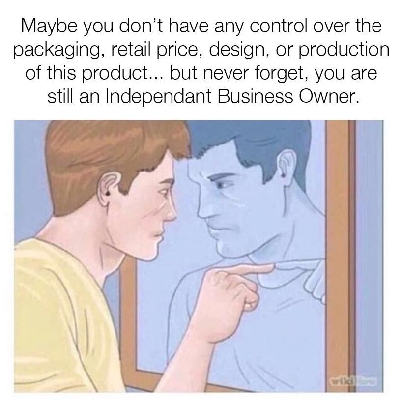 Maybe you don't have any control over the